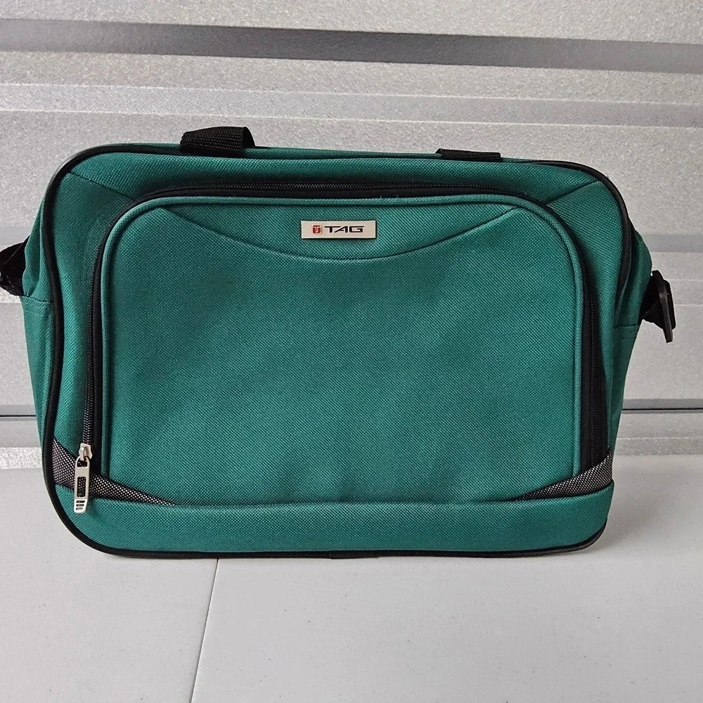 TAG Laptop Bag Briefcase‎ Shoulder Messenger Work Travel Green